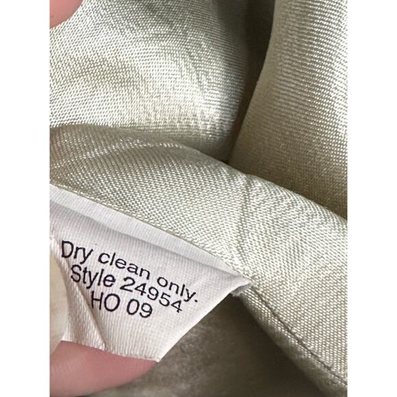 J. Crew Navy Blue White Pinstripe Gold Button Long Sleeve Blazer Wool Size 2 - Picture 4 of 6